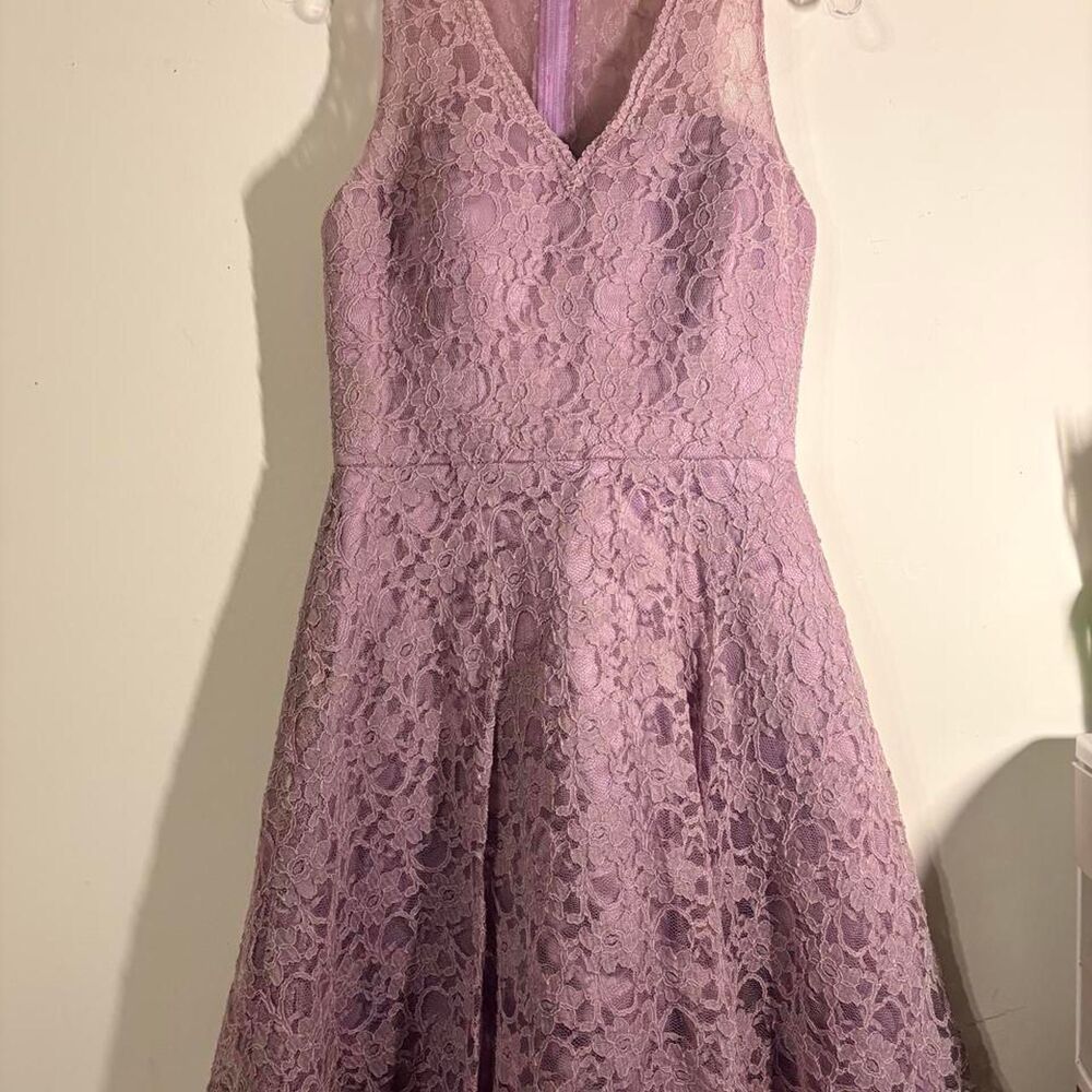 Jj-s-house Women's Purple and Pink Dress